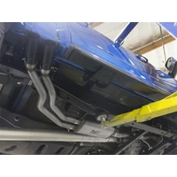 Rebel Exhausts 3in SS Cat-Back EcoBoost V6 2.7/ 5.0L w/ Black Tips (F-150 15-16)