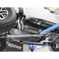 POWER Rebel Series 3in 409 SS Cat Back Exhaust w/ Black Tips (F-150 Raptor 17)