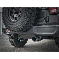 Rebel Series 2.5in 409 SS Cat-Back Exhaust w/ Black Tips (Wrangler 18-19)