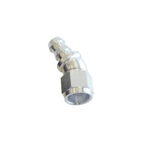 510 Series Full Flow Tight Radius Push Lok 30 Deg Hose End -6AN - Blue