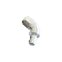 510 Series Full Flow Tight Radius Push Lok 60 Deg Hose End -10AN - Blue