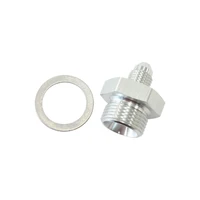 Wilwood Master Cylinder Adapter - 11/16"-20AN Washer Seal To -3AN - Blue