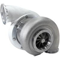 Boosted B7875 V-Band 1.01 Turbocharger 1150HP - Natural Cast Finish