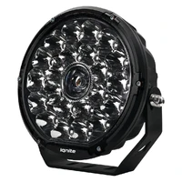 9" Round Slimline Laser LED Driving Light Kit 9 - 36 Volt 152 Watt