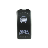 Rocker Switch Bumper Light Bars Blue LED (Each)