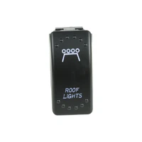 Rocker Switch Roof Lights Blue LED (Each)