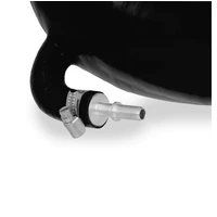 Silicone Induction Hose Black (Mustang GT 15+)