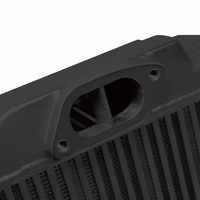 Performance Top-Mount Intercooler Kit (STi 08-20) Black Core, Red Hoses