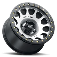 MR105 Beadlock 17x9 6x139.7 -38 Machined - Matte Black Ring