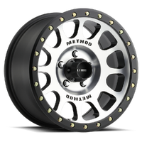 MR305 NV 16x8 5x114.3 0 Machined - Matte Black Lip