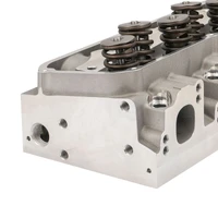 Cylinder Heads SuperMax 225, Assembled, Aluminum, SB Ford 302-351 Cleveland 3V 60cc Chamber, 225cc Intake Runner, 630HP, Pair