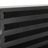 Intercooler For Ford Falcon Barra FG XR6 Turbo & F6 Typhoon Stepped Core 81-55mm Black Powdercoat