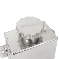 Radiator Expansion/Overflow Tank Fabricated Aluminium Square 1.4L 150mm H x 120mm L x 80mm W Polished