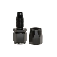 AN-8 Aluminium 110 Series Straight Taper Hose End Anodized
