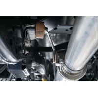 2017+ Ford F-250/350 Crew Cab 6.2L/7.3L Cat Back Single Side Black Finish