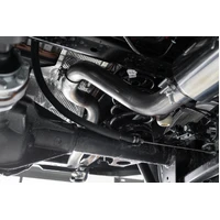 2.5" Cat Back Single Rear Exit (Wrangler 18-24) - T304 Stainless Steel