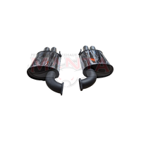 3in Dual Rear Mufflers With Quad Tips (MUSTANG V8)