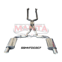 3in Full System With Centre Hotdog & Rear Muffler With Twin Tips (MUSTANG V8 FM 15-17)