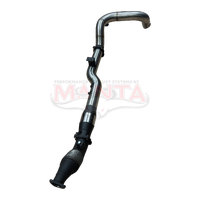 Turbo Back, 4in Single Side Exit With Cat (Landcruiser VDJ79 V8 4.5L TD, Dual Cab Ute 16 On)
