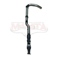 Turbo Back 4in Side Exit Without Cat & Without Muffler (Landcruiser VDJ79 V8 4.5L, Single Cab 16-25)
