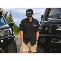 Superior Mens Short Sleeve Casual Shirt Black (Each) Small