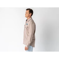 Superior Mens Syzmik Fishing Shirt Sand (Each) Large