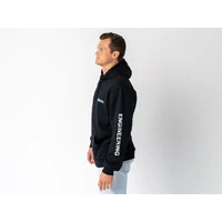 Unisex Hoodie Black with Sleeve Logo (Each)