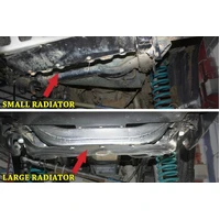 Steering Radiator Guard Suitable For Nissan Patrol GU (Large Radiator) Front