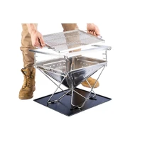 Premium Stainless Steel Firepit Grill