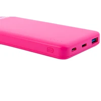 10,000mAh Pink Lithium Portable Power Bank 