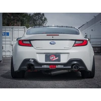 13-22 Toyota GR86/FR-S/BRZ H4-2.0L/2.4L Takeda 3in 304 SS Cat-Back Exhaust System w/ Brushed Tip