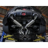 Takeda 2-1/2 IN 304 Stainless Steel Cat-Back Exhaust System w/ Blue Flame Tip (370z 09-20)