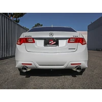 Takeda 2-1/2in to 2-1/4in 304 SS Cat-Back Exhaust System w/BlueFlame Tip (TSX 09-14)