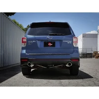 H4- 2-1/2in to 2-1/4in 304 SS Cat-Back- Polished Tip (Forester XT 14-18)