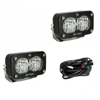 S2 Pro Series LED Light Pods Wide Cornering Pattern - Pair