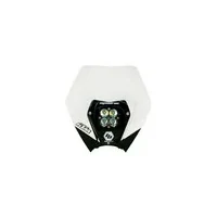 08-13 KTM Headlight Kit AC w/ Headlight Shell White Squadron Sport