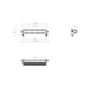 S8 Series Wide Driving Pattern 10in LED Light Bar