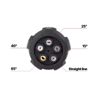 Adjustable 5-in-1 Pressure Washer Nozzle 1/4 Inch Quick Connect - R18
