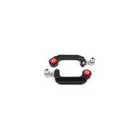 15-18 S550 Mustang Billet Aluminum Camber Links Adjustable (Poly/Rod ends) - Black Anodized