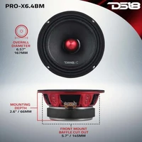 2 X PRO-X6.4B + Pair Of PRO-TWX1/BK Package