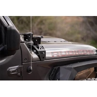A-Pillar Dual Pod Light Mounts For 18-22 Jeep Wrangler JL 20-22 Gladiator