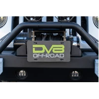 Fairlead Mounted Flip-Up License Plate Bracket