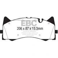 2015+ Mercedes-Benz C63 AMG (W205) 4.0L Twin Turbo Redstuff Front Brake Pads
