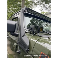 18-20 Jeep Wrangler JL/JLU/Gladiator JT Light Mount - Two 3in Cubes