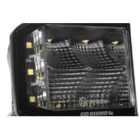 Xplor Blackout Series Cube LED Sideline Flood Light Kit (Surface Mount) 4x3 - Blk (Pair)