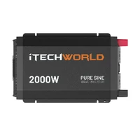 2000W Pure Sine Wave Inverter 12V to 240V - Remote & Fused Inverter Cable