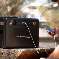 Premium GoFurther Dual Battery System with iTECHDCDC40 Battery Charger and iTECH160X PRO Lithium Battery with Bluetooth