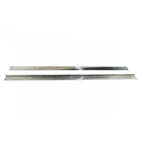 Jeep CJ7 Rocker Guards Pair 76-86 CJ7 Polished Silver