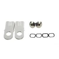 Jeep CJ Tailgate Pivot Latch Assembly Fiberglass Body 76-86 CJ Polished Silver