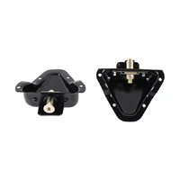 Jeep CJ/YJ Interior Door Latch Brackets Pair 81-95 CJ and Wrangler YJ Powdercoat Black